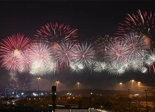 会宁县焰火晚会